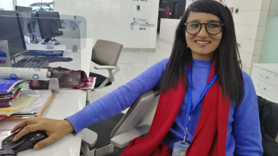 Kantipur journalist feted for her Covid-19 coverage