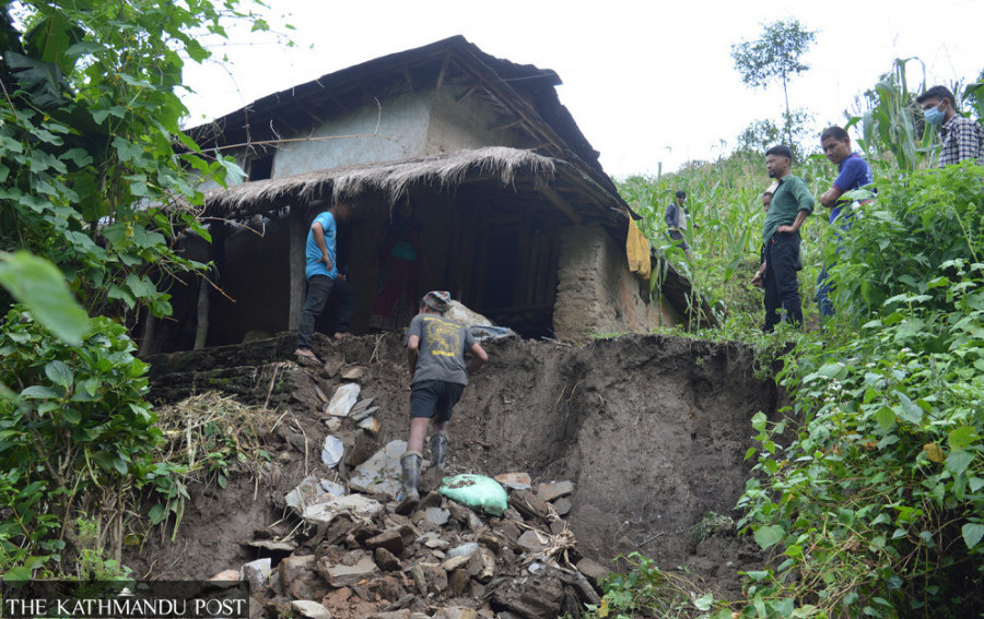 Multiple landslides leave Damri area at high risk