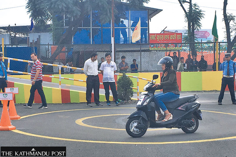 Kathmandu Valley resumes driving licence tests for pending applicants