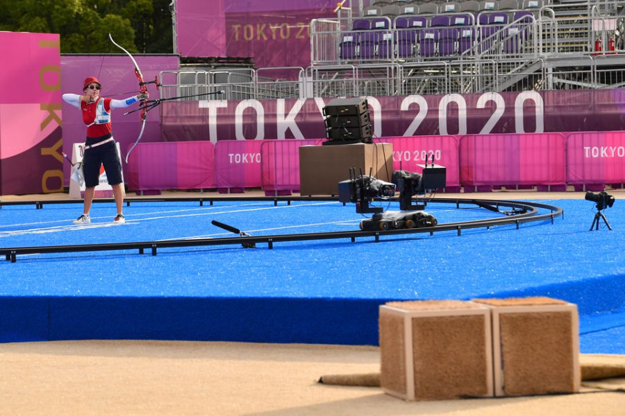 Soaring heart rates laid bare on TV as archers okay new tech