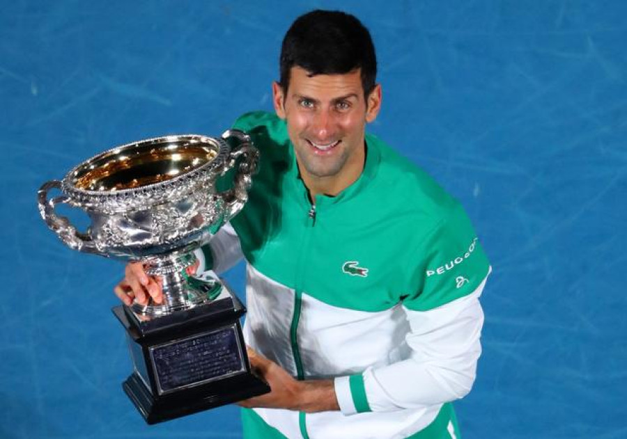 Djokovic on cloud nine in Australia after Medvedev mauling