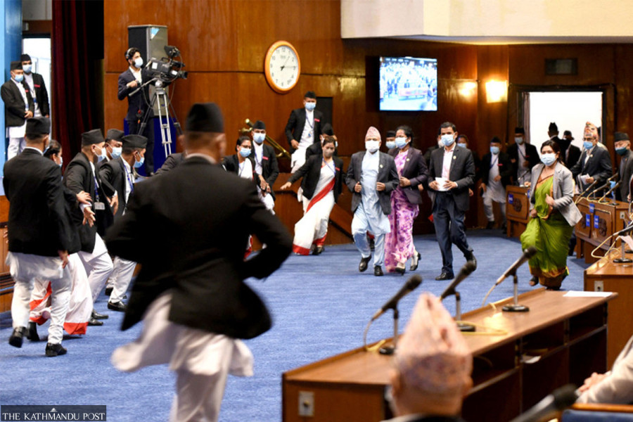 UML obstructs House seeking probe into Finance Minister Sharma