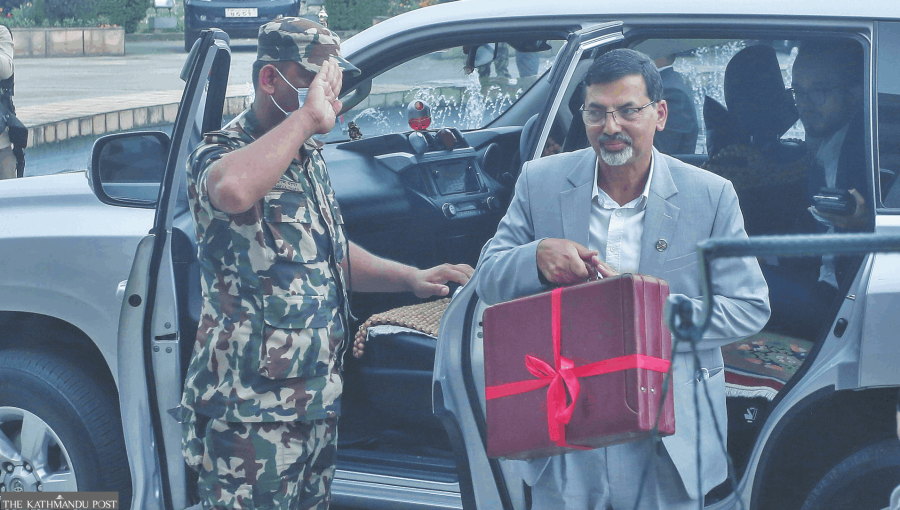 UML obstructs the House demanding probe into finance minister