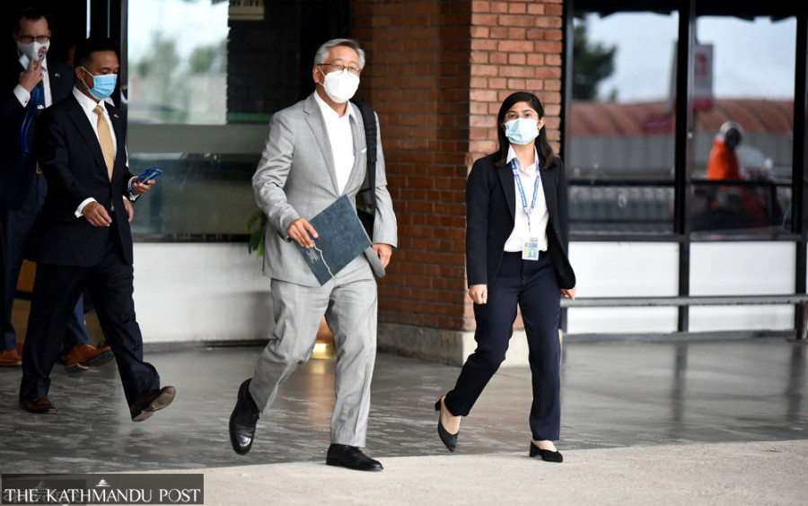 US Assistant Secretary of State Donald Lu arrives