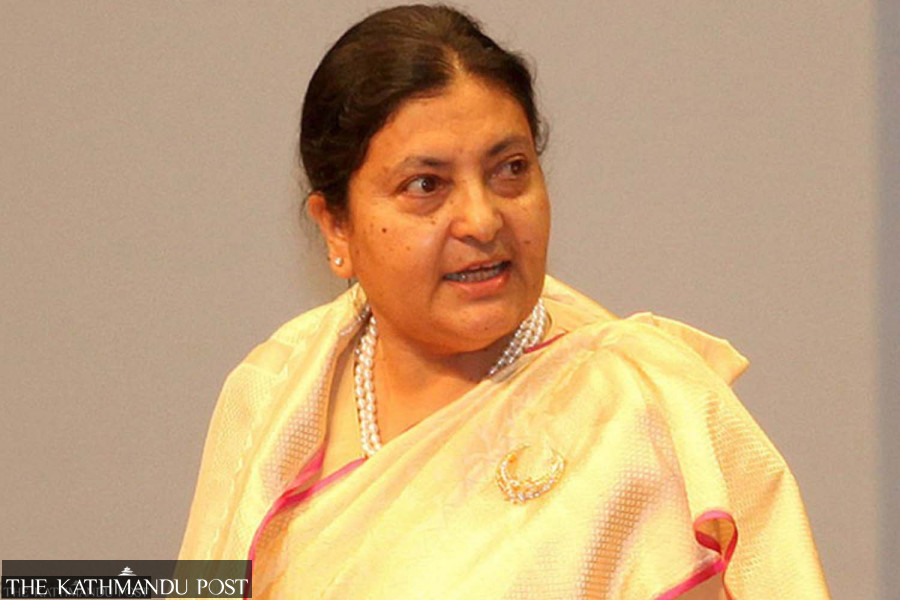 President Bhandari requests voters for enthusiastic participation in polls