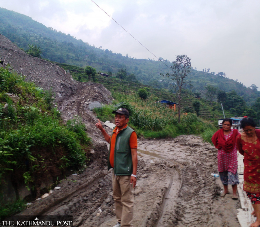 People of settlements prone to landslides and floods in Sindhupalchok living in abject fear