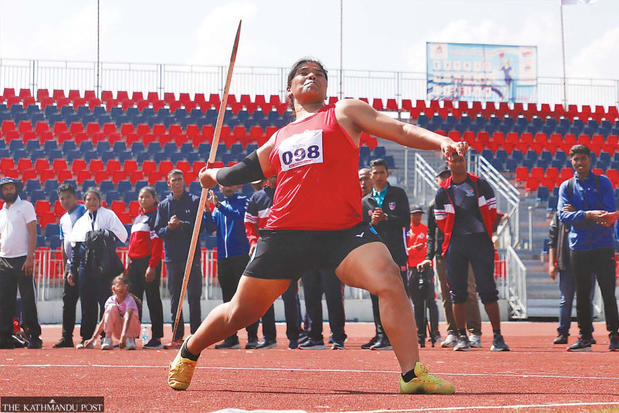 Lamgade retakes javelin throw national record from Tharu