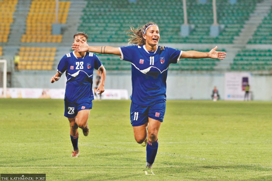 Nepal off to flying start in women’s SAFF
