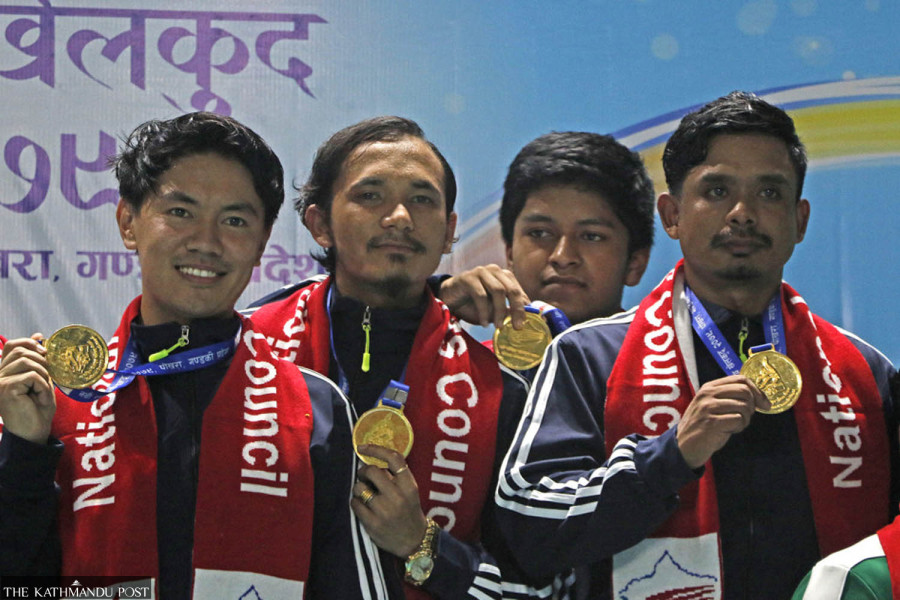 Bagmati win team foil gold