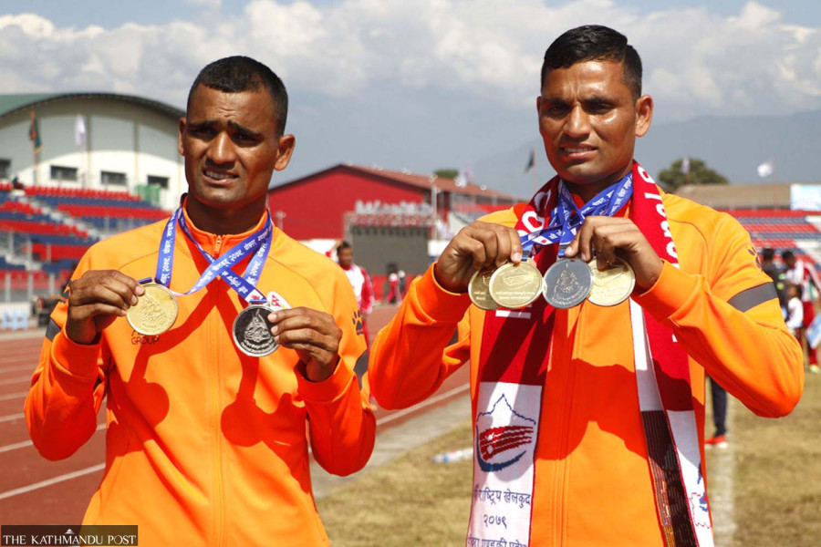 Athletes from Tribhuvan Army Club dominate track and field