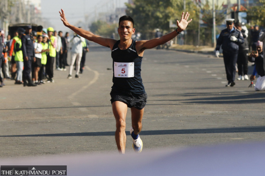 Khadak Singh Khadka wins eighth Nepalgunj Marathon