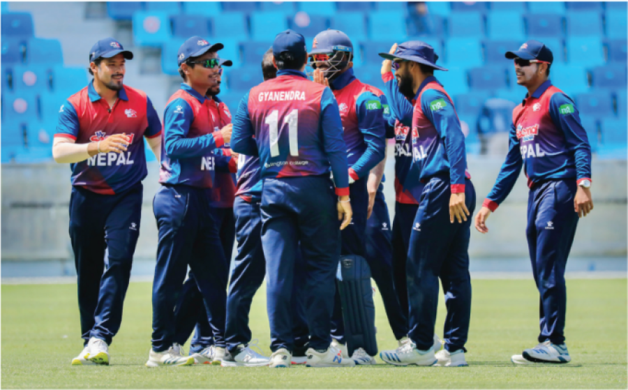 UAE thump Nepal after batting collapse