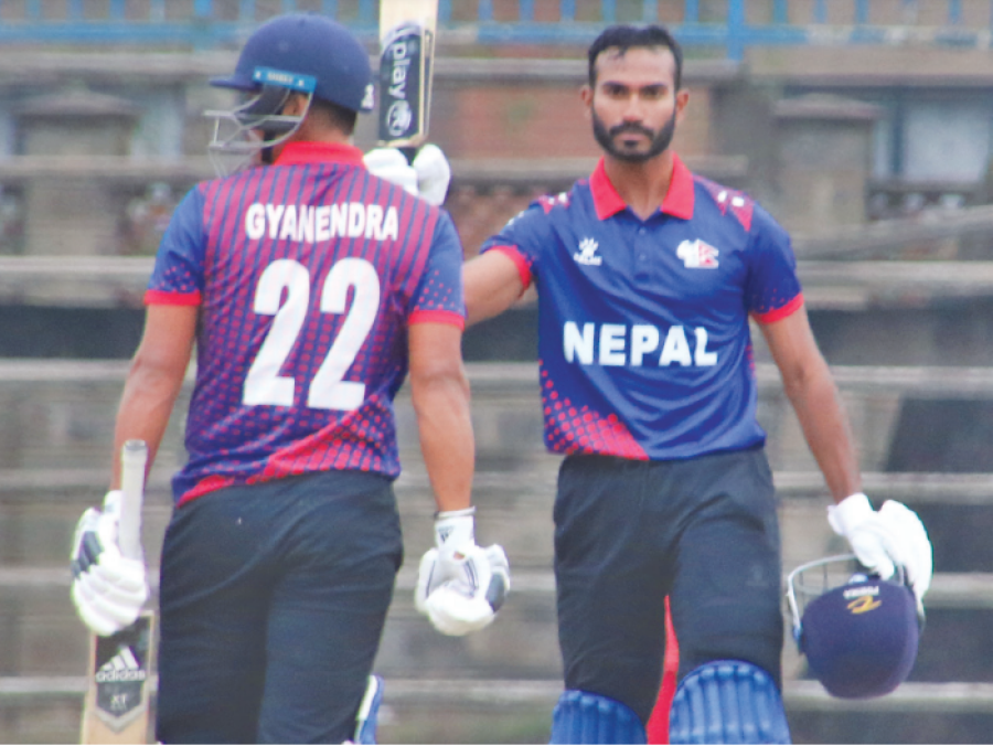 Sheikh ton guides Nepal to victory in first match