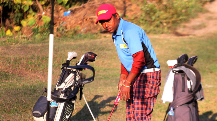 Khadka takes one-stroke lead