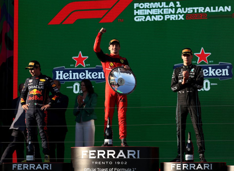 Leclerc claims thumping win in Australia for Ferrari