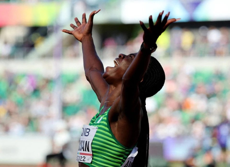 Nigeria’s Amusan breaks 100 metres hurdles world record