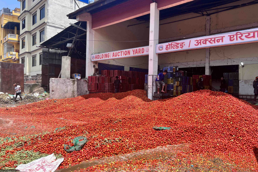 Throwing vegetables on the road becoming a habit