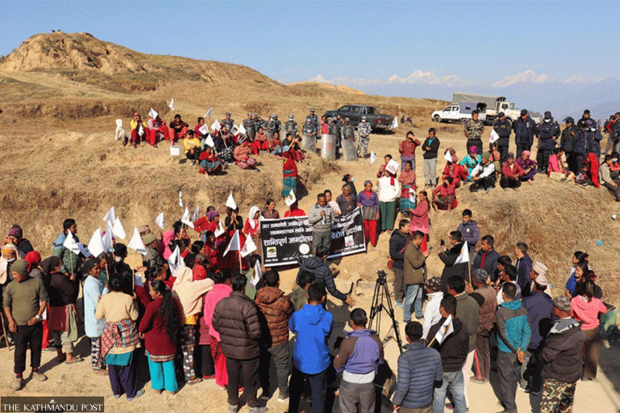 NEA and agitating locals of Lapsiphedi reach agreement to normalise the situation