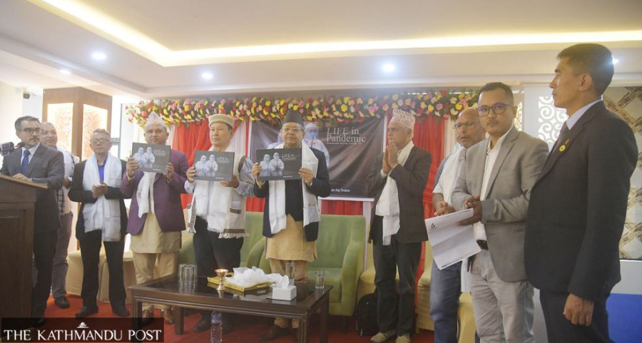 Photo book by photojournalist Keshab Raj Thoker unveiled