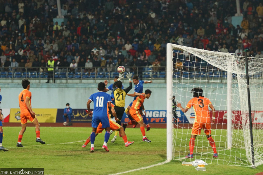 Thakuri last-gasp goal rescues Nepal from historic Bhutan defeat