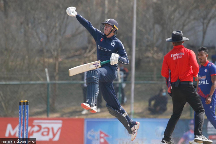 Scotland set 275-run target for Nepal