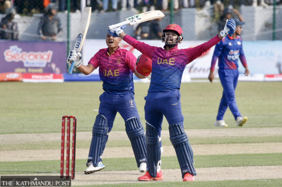 Nepal lose T20I TriNation Series to UAE