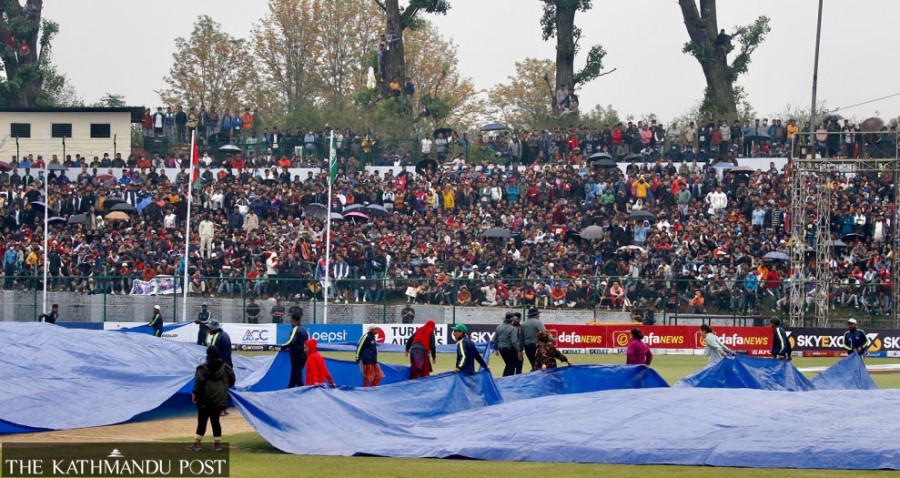 Rain interrupts ACC Men’s Premier Cup final