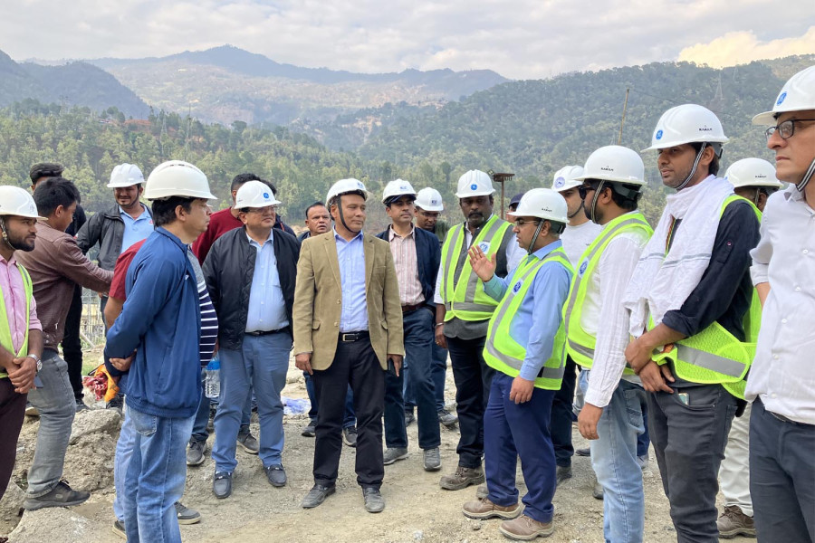 NEA leadership instructs to complete New Khimti-Bahrbise section of transmission line by July