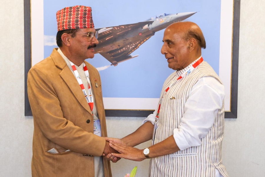 Defense Minister Upreti meets Indian counterpart