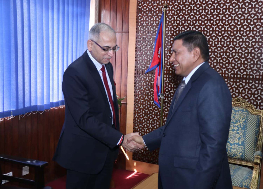 Indian Foreign Secretary Kwatra, Deputy Prime Minister Shrestha discuss cross-border railway