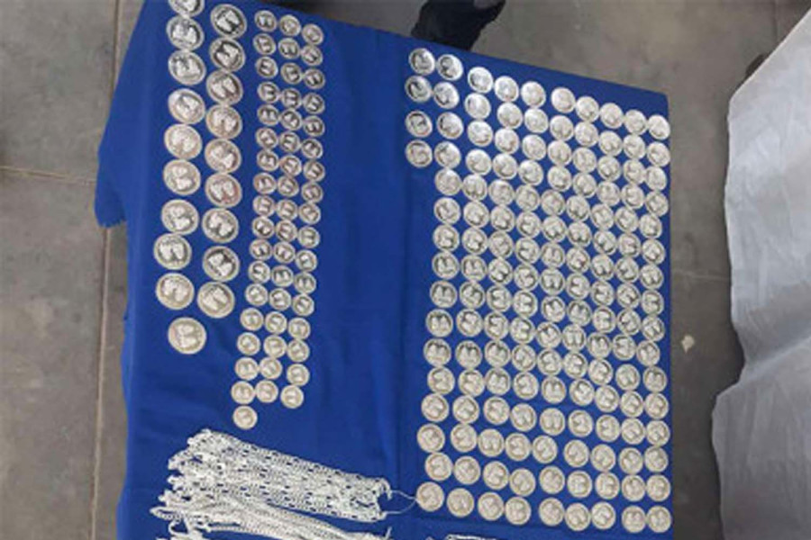Police seize 7.2 kg of silver jewellery