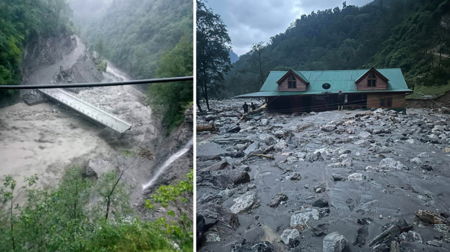 Rain-triggered floods wreak havoc in Taplejung