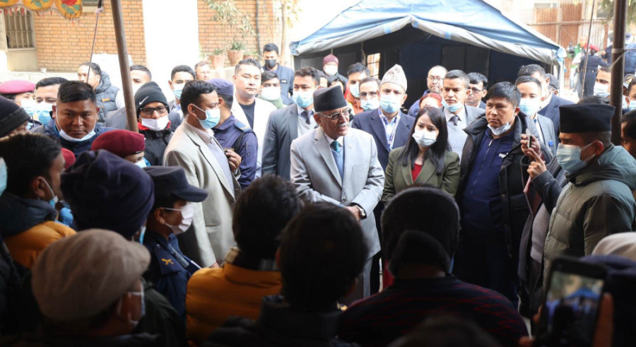 Prime Minister Dahal meets plane crash victims’ families