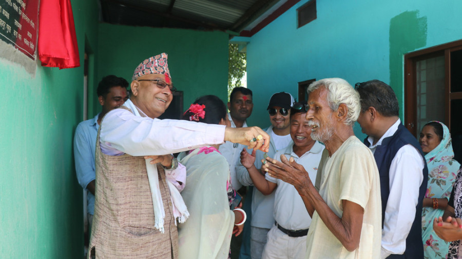 Local unit hands over houses to poor