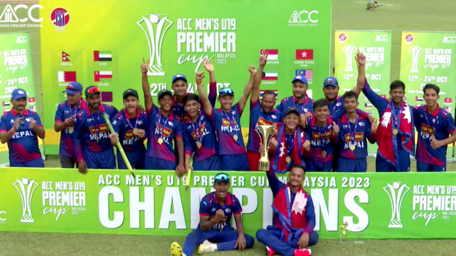 Nepal clinch ACC Men’s U19 Premier Cup title