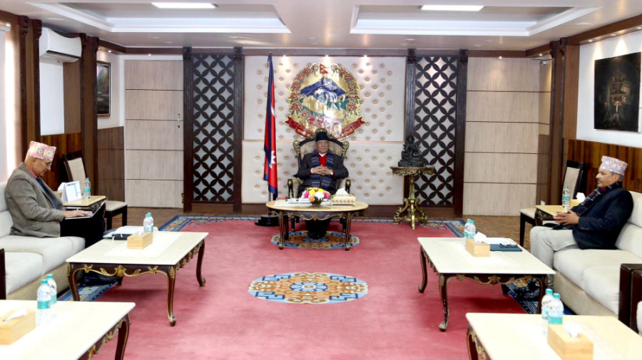 PM Dahal discusses economic scenario with finance minister, NRB governor