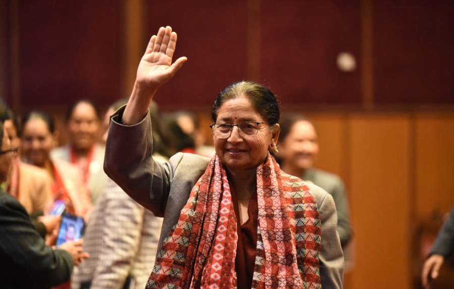 Urmila Aryal elected as upper house vice-chair unopposed