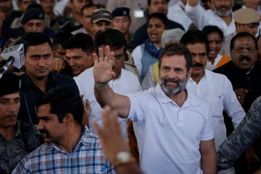 Indian opposition leader Gandhi says not bothered by parliament disqualification