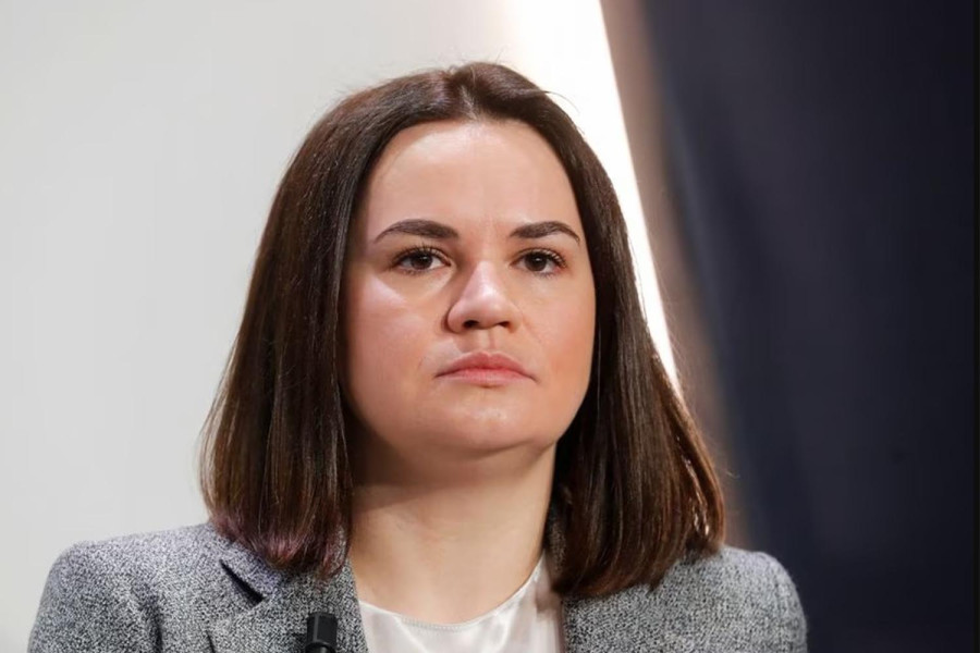 Belarus puts exiled opposition leader on trial on treason charges