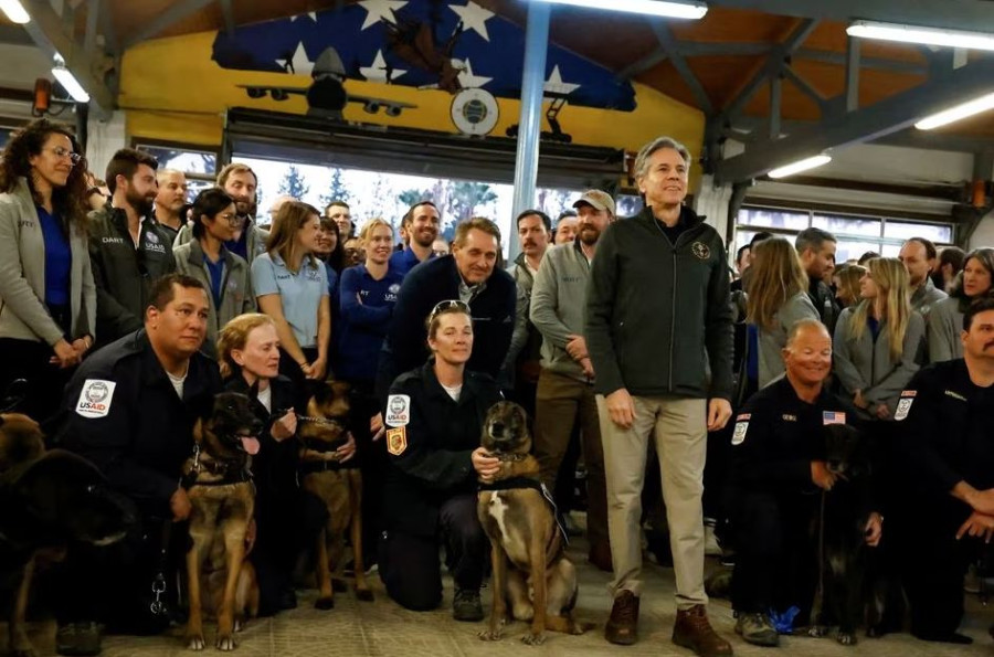 Blinken to Turkey: ‘The United States is here’ with aid