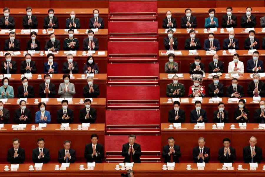 China sets economic growth target of around 5 percent as parliament opens