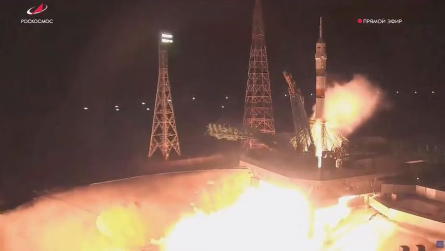Russian Soyuz spacecraft docks at ISS to bring back stranded crew