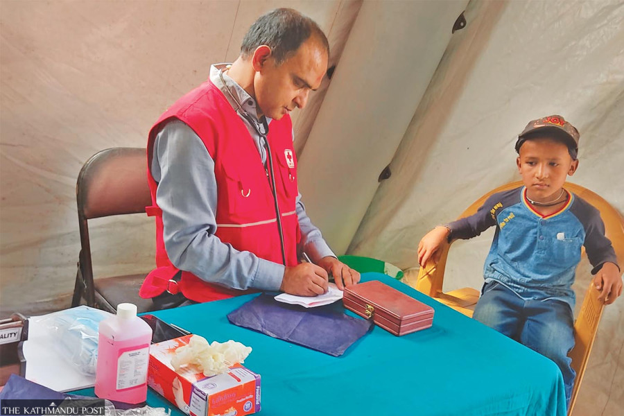 Children ill with jaundice in quake-hit Salyan settlements