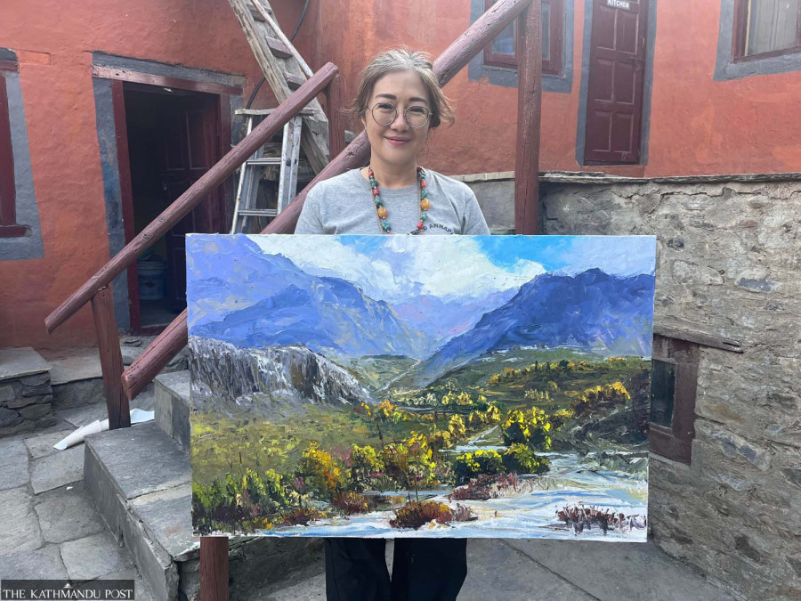 The first IMAF in Mustang brings painters together