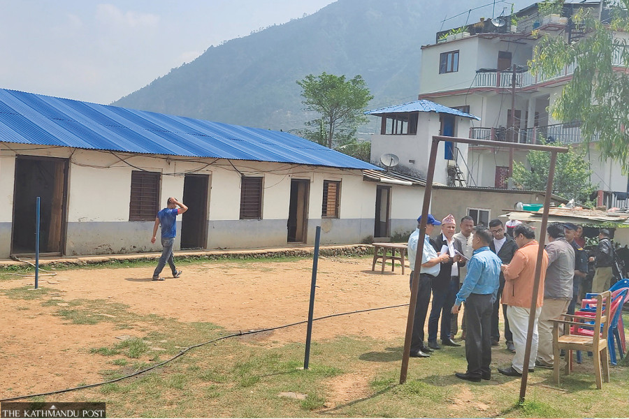 Dilapidated Rolpa district prison housing inmates twice its capacity