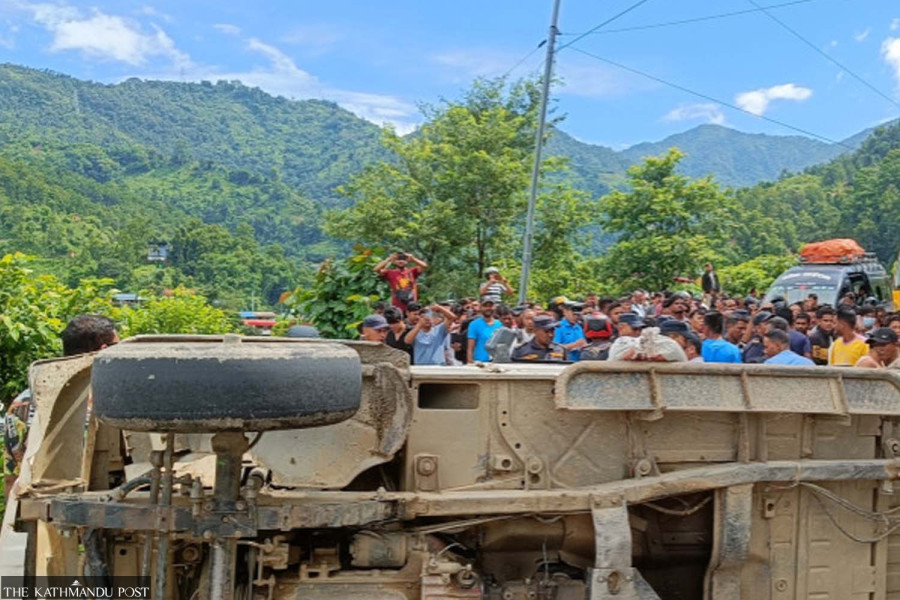 Two dead in Sindhuli pickup truck accident