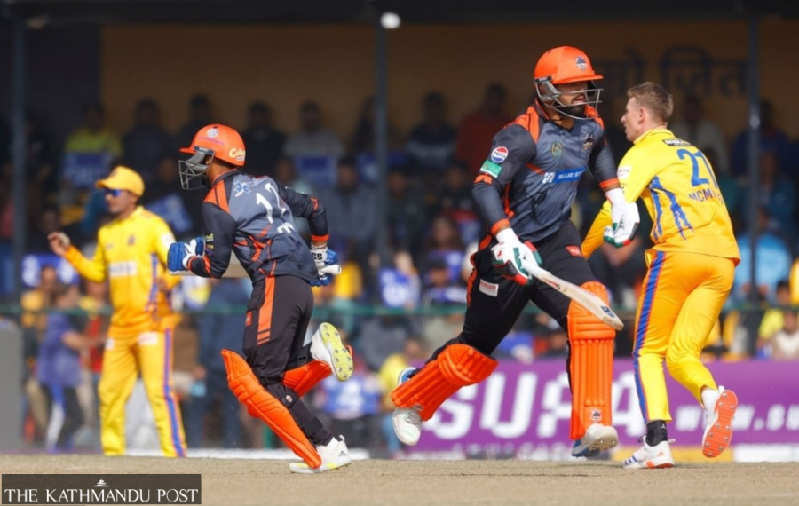 Chitwan Rhinos set a 165-run target for Sudurpaschim Royals