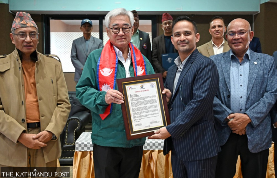  Taekwondo Association welcomes World Taekwondo President Choue in Kathmandu