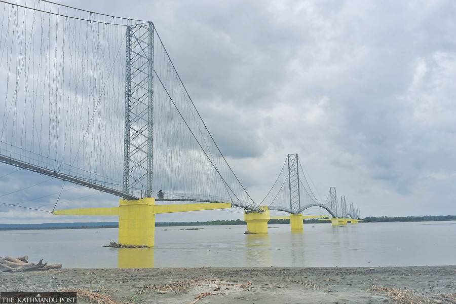 Susta residents relieved with the opening of a footbridge over Narayani ...