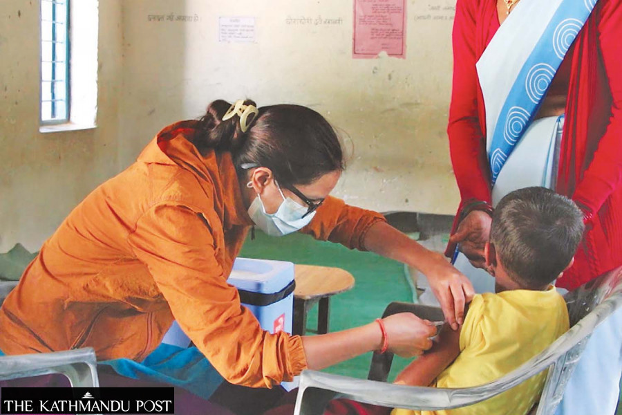 Measles-rubella vaccination to 300,000 children in Rupandehi